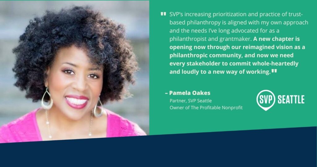 Pamela Oaks discusses how a new chapter is opening for SVP through its reimagined vision as a philanthropic community and how we need every stakeholder to commit wholeheartedly to a new way of working. 