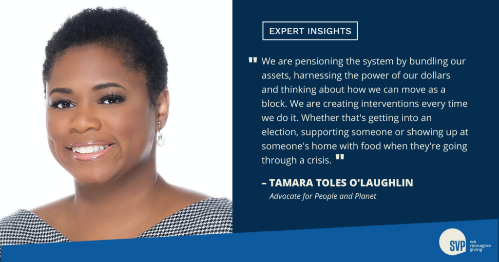 Tamara Toles O'Laughlin discusses harnessing the power of our dollars and thinking about how we can move as a block.