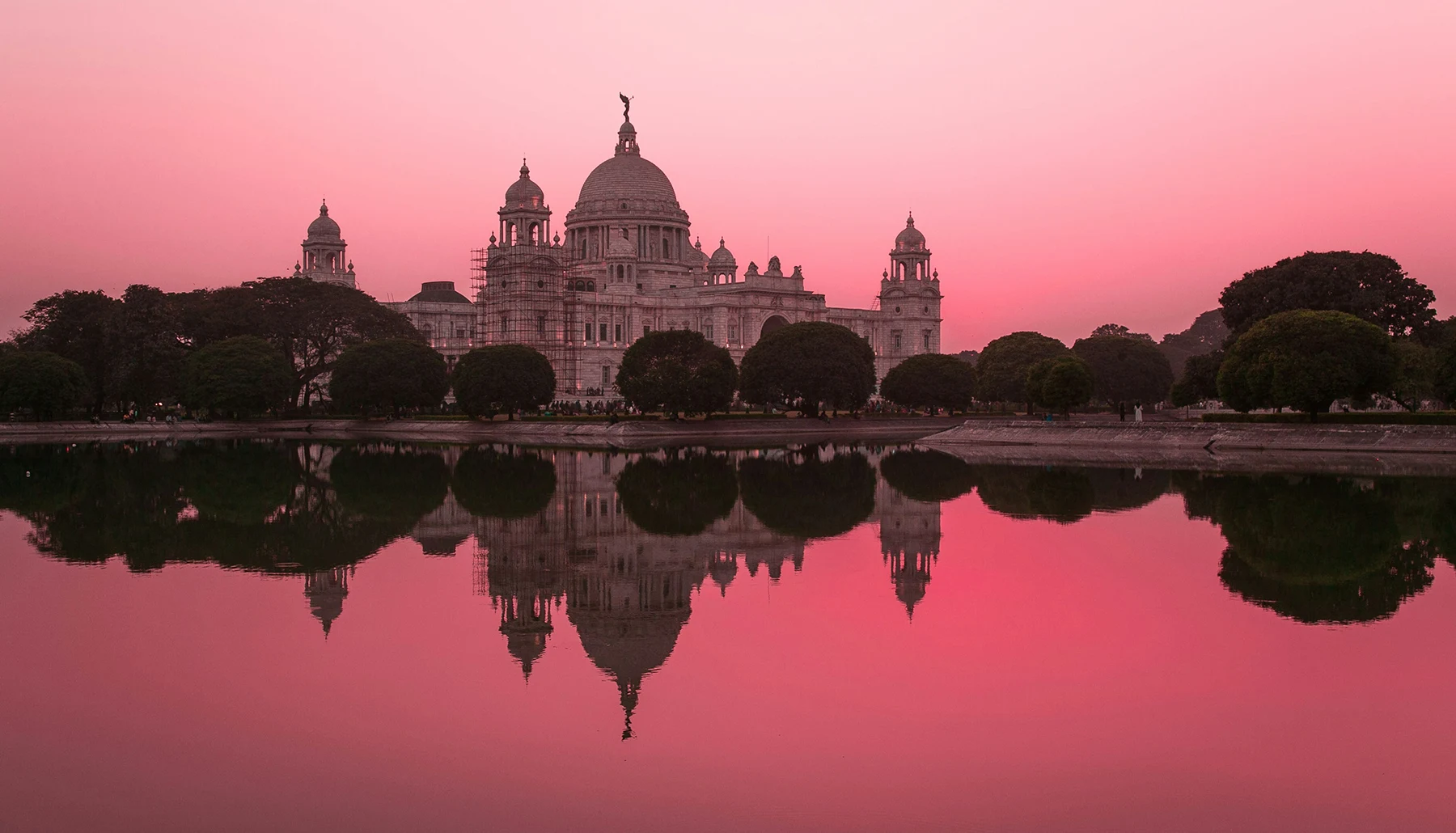 Sunset in India